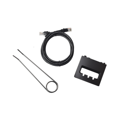 Teléfono IP para Call Center para 2 lineas SIP con soporte para diadema, pantalla LCD de 2.8 pulgadas a color, PoE