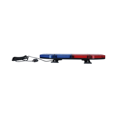 Mini Barra de 24 Pulgadas con 240 LED, Color Rojo/Azul Con Montaje Magnético