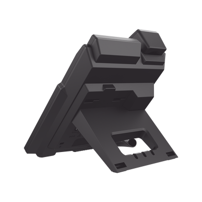 Teléfono IP Gigabit empresarial para 2 líneas SIP con pantalla LCD, Opus y conferencia de 6 participantes, PoE.