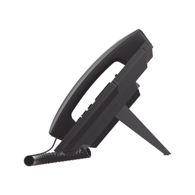 Teléfono IP Gigabit empresarial para 2 líneas SIP con pantalla LCD, Opus y conferencia de 6 participantes, PoE.