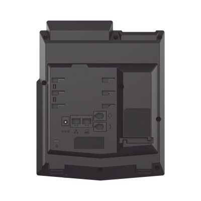 Teléfono IP Gigabit empresarial para 2 líneas SIP con pantalla LCD, Opus y conferencia de 6 participantes, PoE.