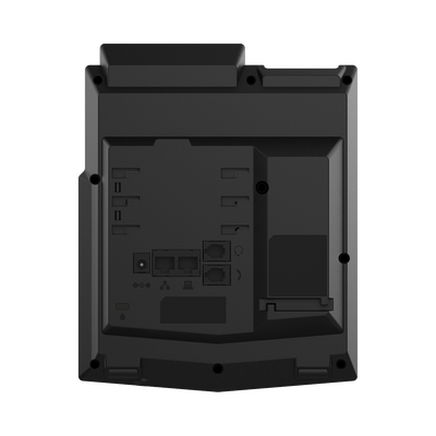Teléfono IP empresarial para 4 líneas SIP con pantalla LCD de 2.4 pulgadas a color, Opus y conferencia de 6 participantes, PoE.