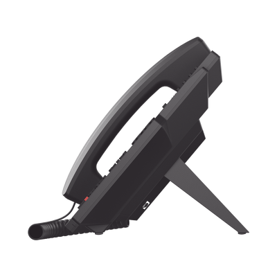 Teléfono IP Empresarial con Estándares Europeos, 16 líneas SIP con pantalla LCD a color 3.5", 30 teclas DSS/BLF, puertos Gigabit, IPv6, Opus y conferencia de 3 vías, PoE/DC