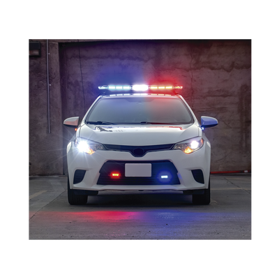 Barra de luces de 47" rojo/azul, 88 LED, con control de tráfico en color rojo/azul, ideal para equipar unidades de seguridad pública