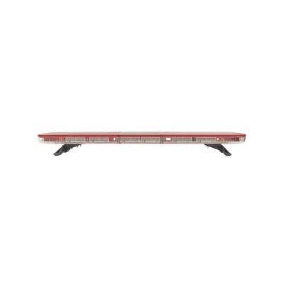 Barra de luces LED de 47", 124 LED, con control de tráfico en color ámbar, dual color rojo/claro, ideal para equipar ambulancias y unidades de bomberos
