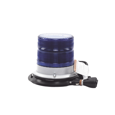 Baliza led pulso, 12-24vdc, 11 patrones de flash, montaje de imán de vacío, azul