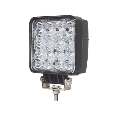 Luz de trabajo de 16 LED, 4000 Lumenes, 48 Watts, 10-30 Vcc, IP67