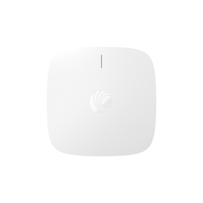 Punto de Acceso Empresarial Wi-Fi 6/6E XE3-4 / 3 Radios (2.4, 5 y 6 GHz) Definidos por Software (SDR) / Hasta 1,500 Clientes / Gestión desde la Nube cnMaestro / Seguridad WPA3 / Montaje en Techo o Plafón / Alimentación PoE