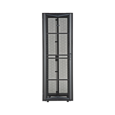 Gabinete FlexFusion para Centros de Datos, 42 UR, 700 mm de Ancho, 1200 mm de Profundidad, Fabricado en Acero, Color Negro