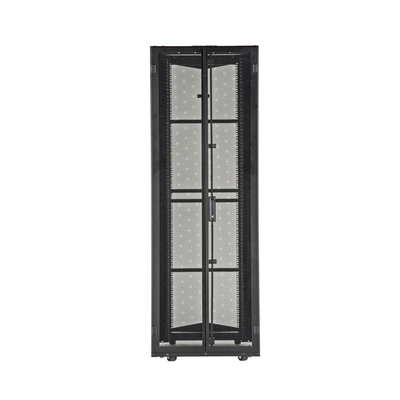Gabinete FlexFusion para Centros de Datos, 45 UR, 700 mm de Ancho, 1070 mm de Profundidad, Sin Paneles Laterales, Fabricado en Acero, Color Negro