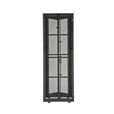 Gabinete FlexFusion para Centros de Datos, 42 UR, 800 mm de Ancho, 1070 mm de Profundidad, Fabricado en Acero, Color Negro