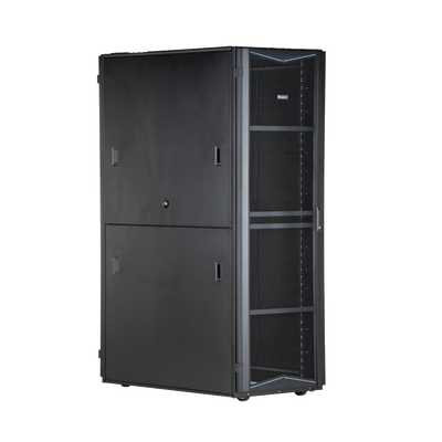Gabinete FlexFusion para Centros de Datos, 42 UR, 800 mm de Ancho, 1200 mm de Profundidad, Fabricado en Acero, Color Negro