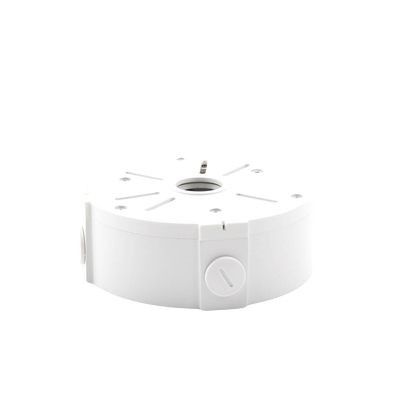 Caja de Conexiones Universal / Uso en Interior / Fabricada en Metal / Color Blanco / Uso en Bala - Domo - Turret