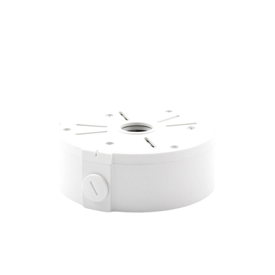 Caja de Conexiones Universal / Uso en Interior / Fabricada en Metal / Color Blanco / Uso en Bala - Domo - Turret