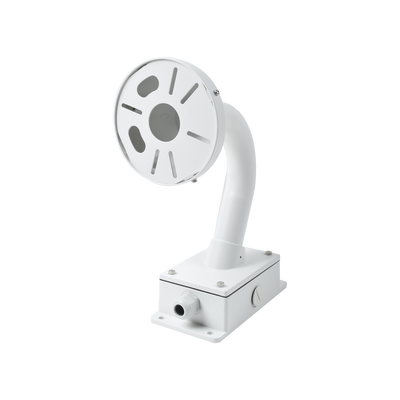 Montaje Universal de Pared con Cuello de Ganso y Caja de Conexiones / Compatible con Cámaras Domo y Bala