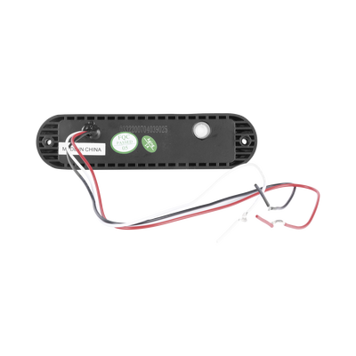 Luz Auxiliar Ultra Brillante  IP67 de 6 LEDs, Color Rojo, con mica transparente y bisel negro