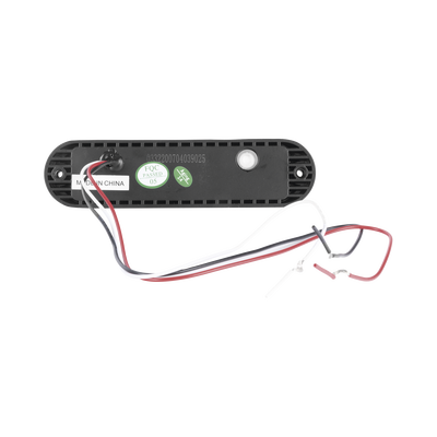 Luz Auxiliar Ultra Brillante  IP67 de 6 LEDs, Color Rojo/Azul, con mica transparente y bisel negro