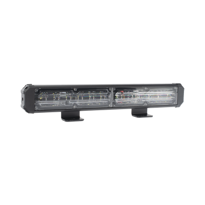 Barra de Luz de Advertencia, 2 Módulos de 6 LED, 11 Pulgadas Rojo/Claro