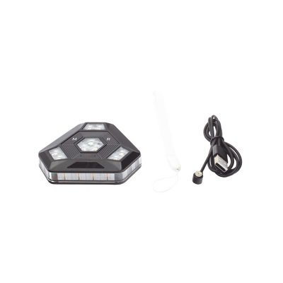 Luz Auxiliar Ámbar Ultra Brillante Para Automóviles, Motocicletas y Bicicletas Con Montaje Magnético