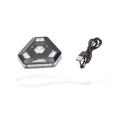 Luz Auxiliar Rojo/Azul Ultra Brillante Para Automóviles, Motocicletas y Bicicletas Con Montaje Magnético