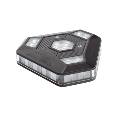 Luz Auxiliar Rojo/Azul Ultra Brillante Para Automóviles, Motocicletas y Bicicletas Con Montaje Magnético