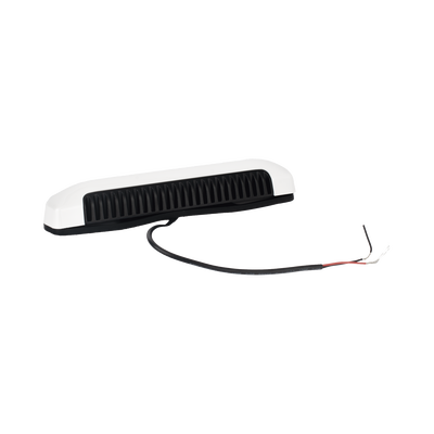 Luz de Escena, 6 LED, IP67, con bisel color blanco, Ideal para Ambulancias y Vehiculos de trabajo