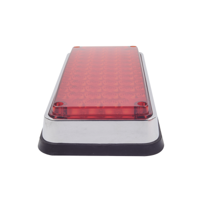 Luz de Advertencia de 7X3", Color Rojo, Ideal para Ambulancias