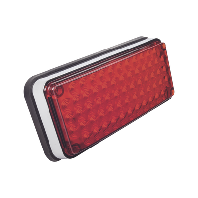 Luz de Advertencia de 7X3", Color Rojo, Ideal para Ambulancias
