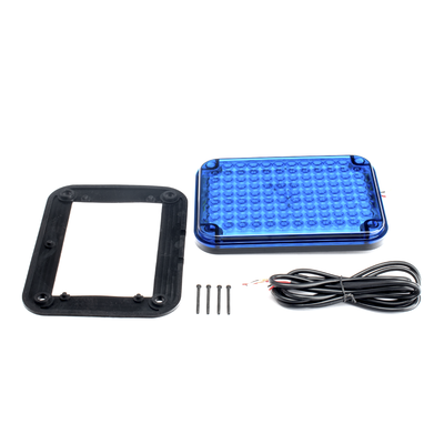 Luz de advertencia de 9x7", Color Azul, Ideal para Ambulancias