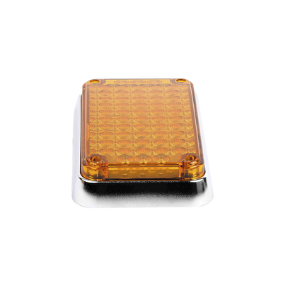 Luz de Advertencia de 6X4", Color Ambar, Ideal para Ambulancias