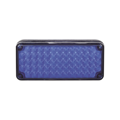 Luz de advertencia de 6x4", Color Azul, Ideal para Ambulancias