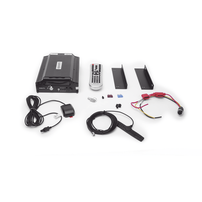 (NUBE EPCOMGPS) DVR móvil tribrido / almacenamiento en HDD / 4 canales AHD hasta 2MP + 1 canal IP hasta 2MP / compresión de vídeo H.265