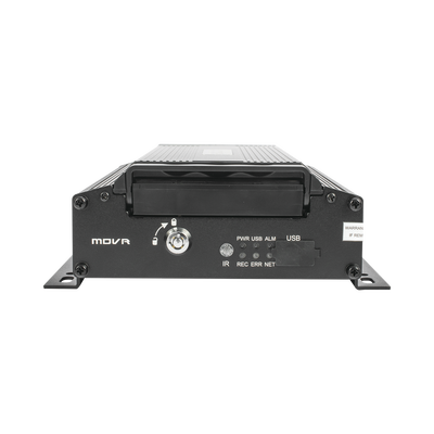 DVR Móvil / Multiplataforma / 4 Canales AHD 2 Megapixel / Almacenamiento en HDD / H.265 / Chip IA Embebido / Soporta 4G / WiFi / GPS