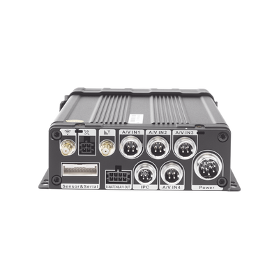 DVR Móvil / Multiplataforma / 4 Canales AHD 2 Megapixel / Almacenamiento en Memoria SD / H.265 / Chip IA Embebido / Soporta 4G / GPS