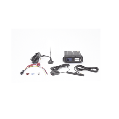 DVR Móvil / Multiplataforma / 4 Canales AHD 2 Megapixel / Almacenamiento en Memoria SD / H.265 / Chip IA Embebido / Soporta 4G / GPS