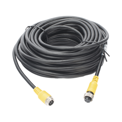 Cable extensor con conector tipo aviación de 15m solo para soluciones de videovigilancia móvil XMR