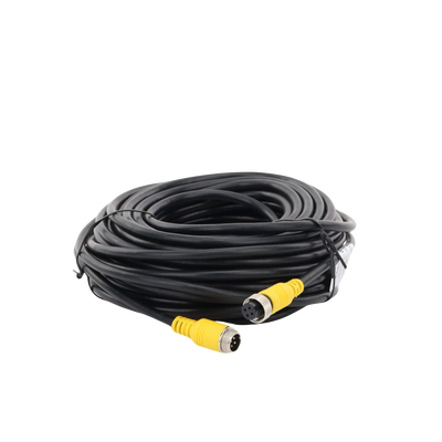 Cable extensor con conector tipo aviación de 15m solo para soluciones de videovigilancia móvil XMR