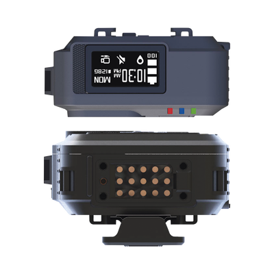 Body Camera para Seguridad, Video Full HD, Descarga de Vídeo automática con estación, Pantalla TFT con indicador de batería y memoria.