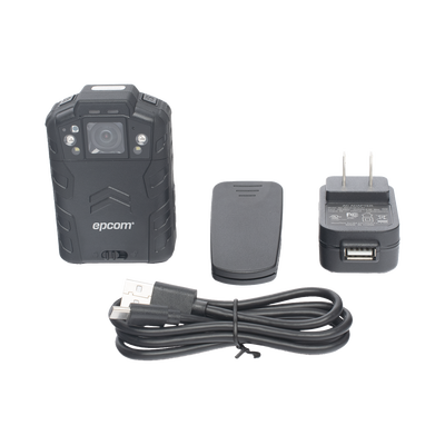 Body Camera para Seguridad / Hasta 48Megapixeles / Video HD 4 Megapixel / Descarga de Video Automática / GPS Interconstruido / Pantalla LCD