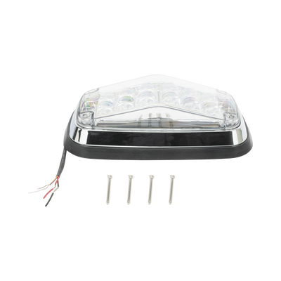 Luz de advertencia 8 X 4", Color Claro, IP67, SAE, Ideal para Ambulancias