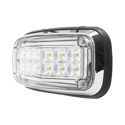 Luz de advertencia 8 X 4", Color Claro, IP67, SAE, Ideal para Ambulancias