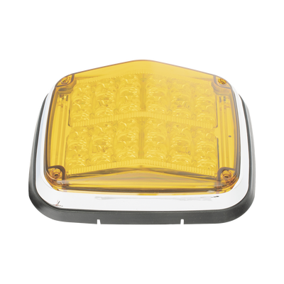 Luz de advertencia de 8 X 6", Color Ámbar, SAE,  IP67, Ideal para Ambulancias