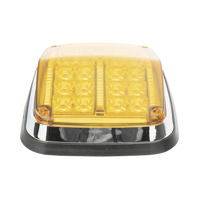 Luz de advertencia de 8 X 6", Color Ámbar, SAE,  IP67, Ideal para Ambulancias