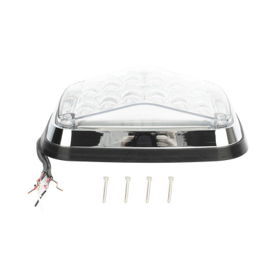 Luz de advertencia de 8 X 6", Color Claro, SAE, IP67, Ideal para Ambulancias