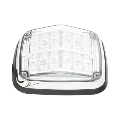 Luz de advertencia de 8 X 6", Color Claro, SAE, IP67, Ideal para Ambulancias