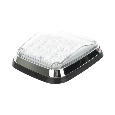 Luz de advertencia de 8 X 6", Color Claro, SAE, IP67, Ideal para Ambulancias
