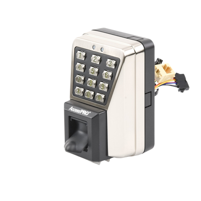 (ZK MA500)Lector IP de Huella y Proximidad con Teclado Antivandálico para Exterior / Administración con software o de manera autónoma (directo en el teclado) / Relevador para chapa