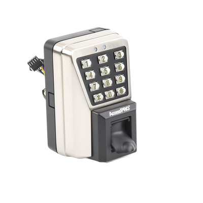 (ZK MA500)Lector IP de Huella y Proximidad con Teclado Antivandálico para Exterior / Administración con software o de manera autónoma (directo en el teclado) / Relevador para chapa