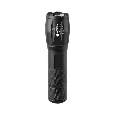 Linterna LED de Aluminio, 600 Lúmenes, IPX4, Resistente al Agua