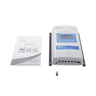 Controlador Solar MPPT 20A 12/24V, Máximo Voltaje de Circuito Abierto Voc 100Vcc, Configurable para Baterías de Litio